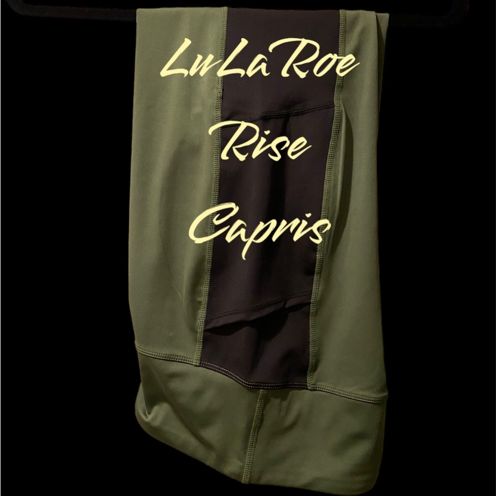 🖤💚LuLaRoe 1X Rise Capri Pant💚🖤
